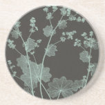 Studie über die Minze- und Kohlenatur I Getränkeuntersetzer<br><div class="desc">floral</div>