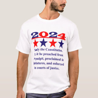 Studie über die Verfassung - Politisches Zitat T-Shirt