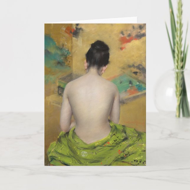 Studie über Fleisch und Gold | William Merritt Cha Karte (Vorderseite)