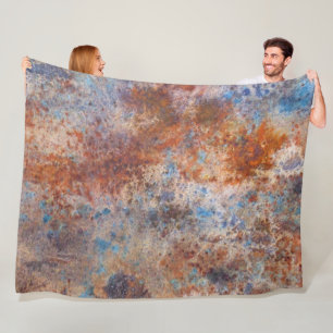Studie über Rostwasserfarbe Printmedien Fleecedecke
