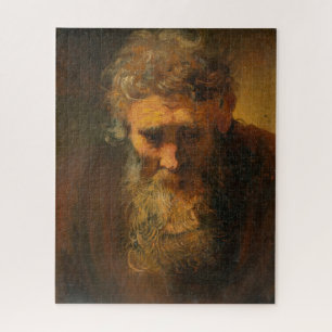 Studie und Alter Mann von Rembrandt van Rijn