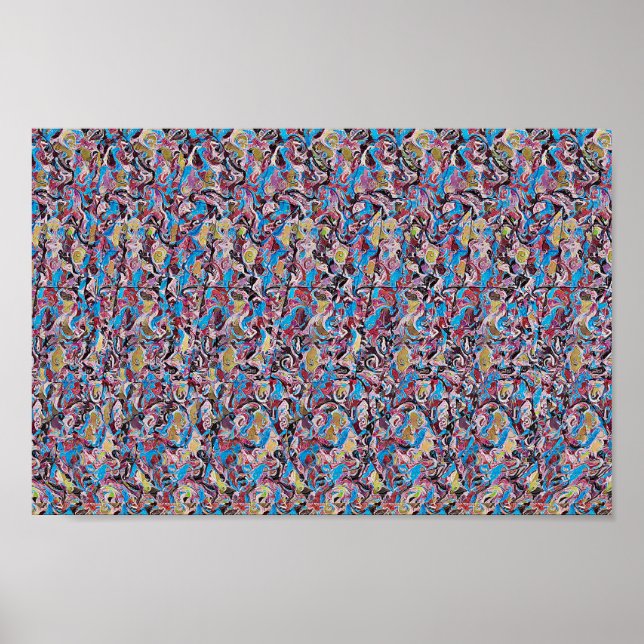 Studie Venus - Versteckter 3D-Druck Poster (Vorne)