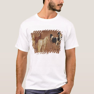 Studie von fünf Pferden T-Shirt