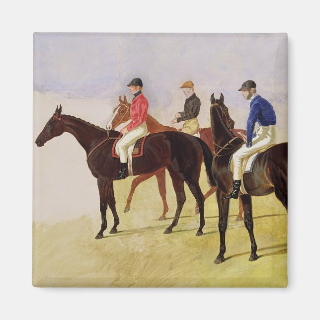 Studie von Three Steeplechase Cracks: Allen McDono Magnet (Vorne)