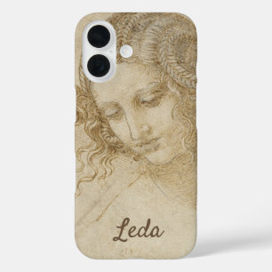Studie zum Kopf der Leda von Leonardo da Vinci iPhone 16 Hülle