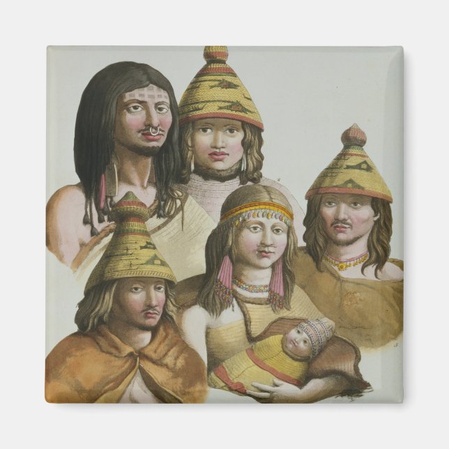 Studien an amerikanischen Ureinwohnern (Color Lith Magnet (Vorne)