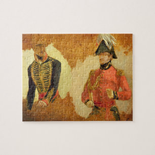 Studien der königlichen Pferdeartillerie-Uniform