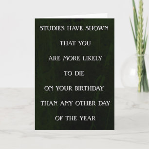 Studien haben Sie gezeigt, zu die Geburtstag Karte