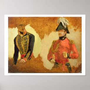 Studien über die Uniform der Royal Horse Artillery Poster