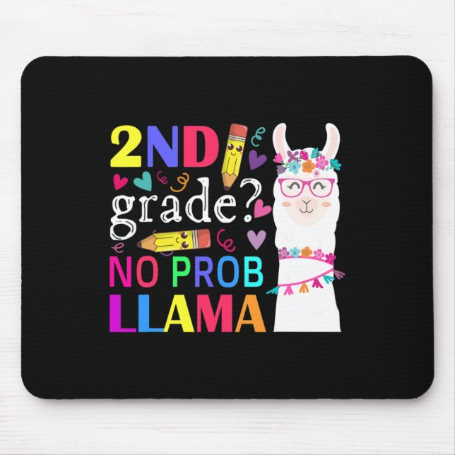 Studienanfänger ohne Prob-Lama Mousepad (Vorne)