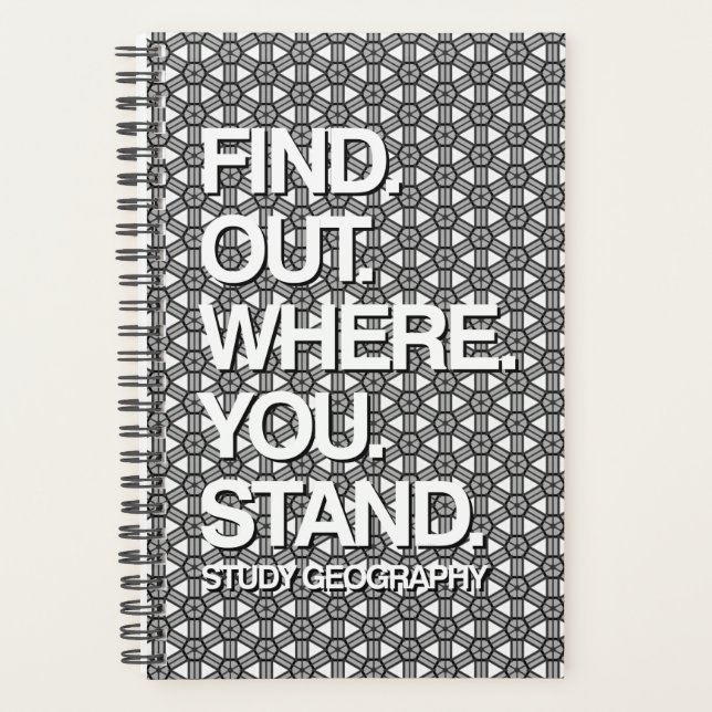 Studiengeografie Planer (Vorderseite)