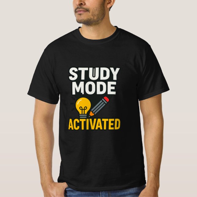 Studienmodus aktiviert • Schüler & Lehrer  T-Shirt (Vorderseite)