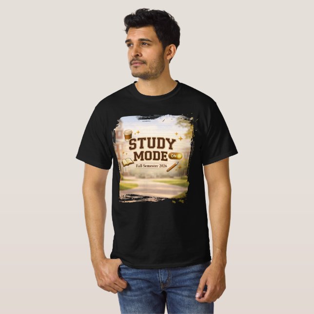 Studienmodus — Shirt mit Fokus auf das Zurück an d (Vorne ganz)