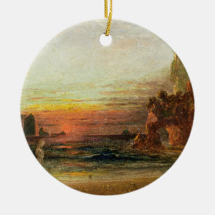 Studieren Sie für "die Grotte der Kalypsos", Keramik Ornament