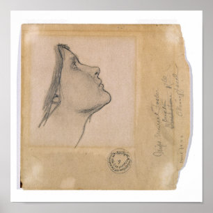 Studieren Sie für "Lamia", c.1904-05 (Bleistift Poster