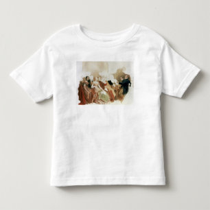 Studieren Sie während eines Abends an Baron von Kleinkind T-shirt