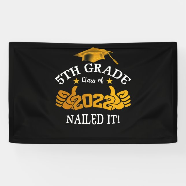Studierende Abschluss 5th Class 2022 Banner (Horizontal)