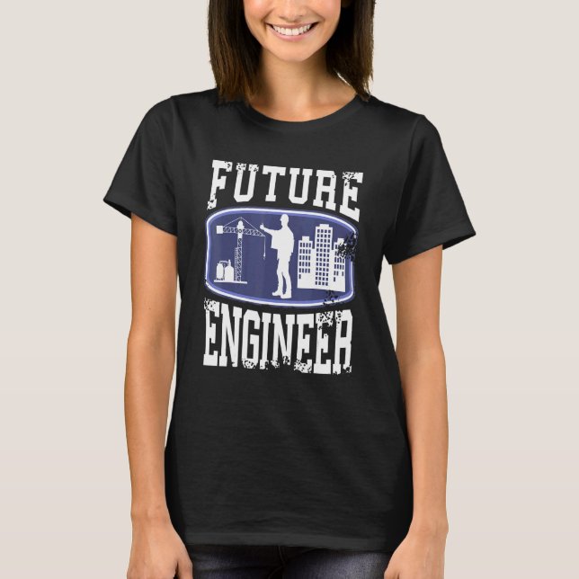 Studierende der Ingenieurwissenschaften der Zukunf T-Shirt (Vorderseite)
