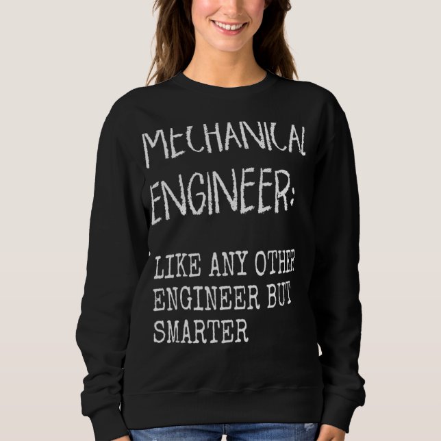 Studierende der Maschinenbautechnik Sweatshirt (Vorderseite)