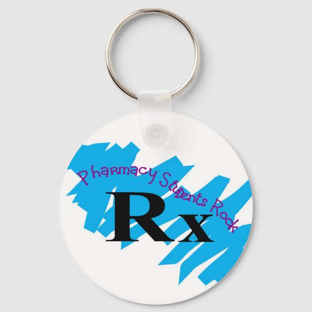 Studierende der Pharmazie ROCK Schlüsselanhänger (Vorderseite)