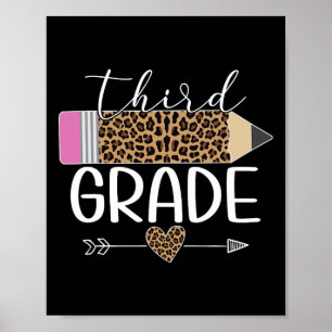 Studierende von Leopard-Stift zurück zu Schullehre Poster