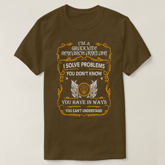 STUDIERENDER FORSCHUNGSASSISTENT Klassisches Hemd T-Shirt (Design vorne)