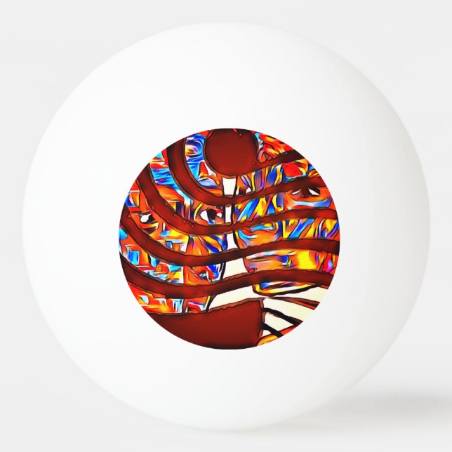 Studio16 Pingpong Ball Tischtennisball (Vorderseite)