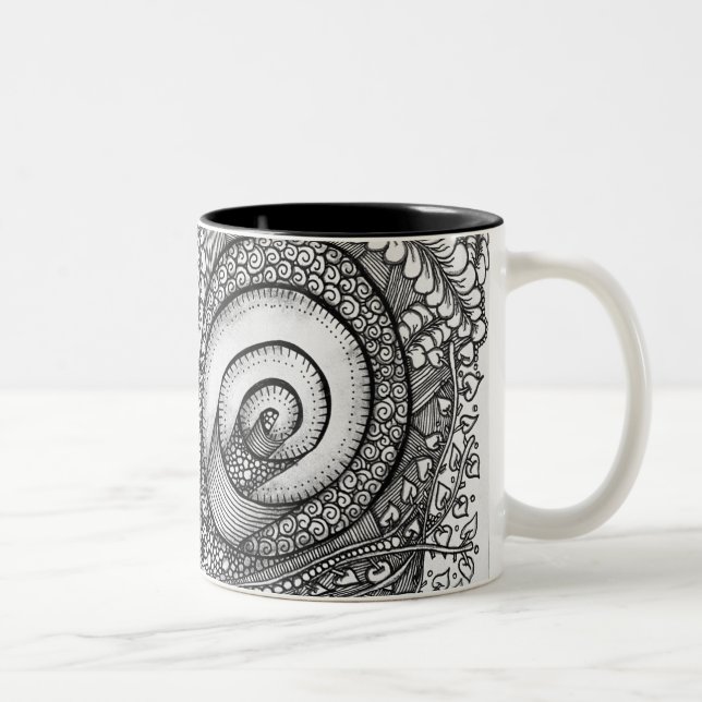 Studio 40: Doppel-Tasse Zweifarbige Tasse (Rechts)