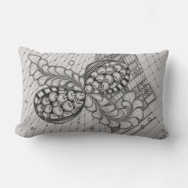 Studio 40: Unendlich/Fairy Fingers Reversible Lendenkissen (Vorderseite)