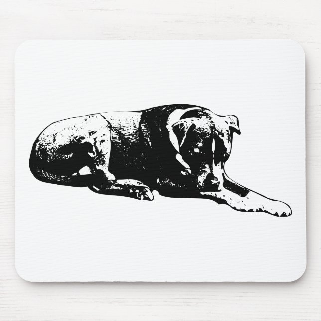 Studio Erholung Dog Mouse Pad Mousepad (Vorne)