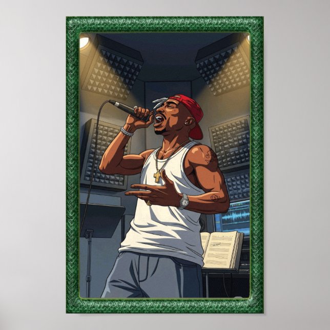 Studio Flow – Hip Hop Performance Art Poster (Vorne)