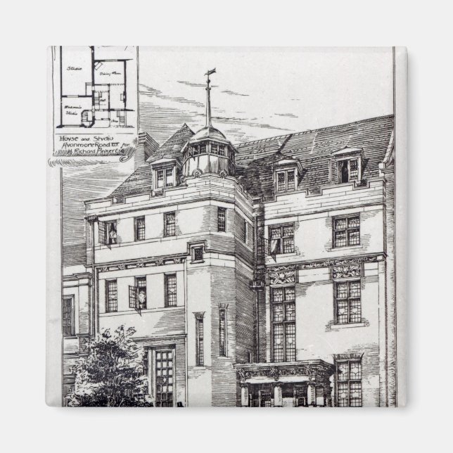 Studio für Bildhauer, 1892 Magnet (Vorne)