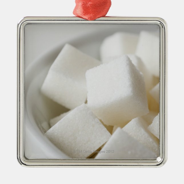 Studio geschossen von den Zuckerwürfeln in der Ornament Aus Metall (Vorne)
