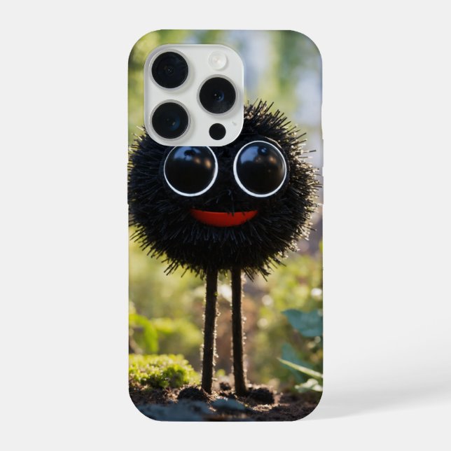 Studio ghibli soot sprite iPhone 15 pro hülle (Rückseite)