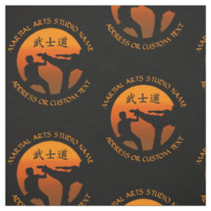 Studio-Inhaber Kampfkunst-Karate-Taekwondos Kung Stoff
