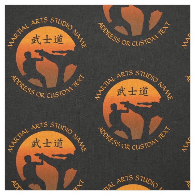 Studio-Inhaber Kampfkunst-Karate-Taekwondos Kung Stoff (Muster)