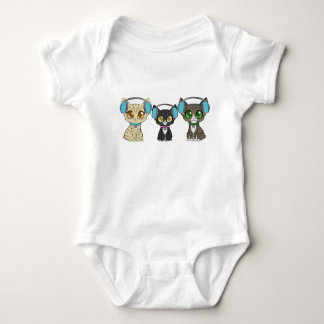 Studio-Katzen-Körper-Anzug Baby Strampler