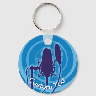 Studio Microphone Keychain Schlüsselanhänger