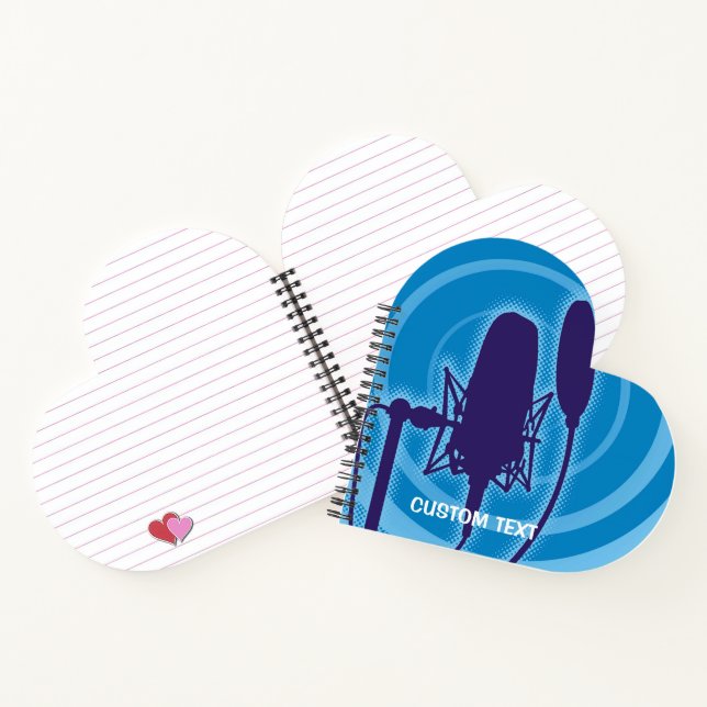 Studio Mikrofon Notizbuch (Innenseite)