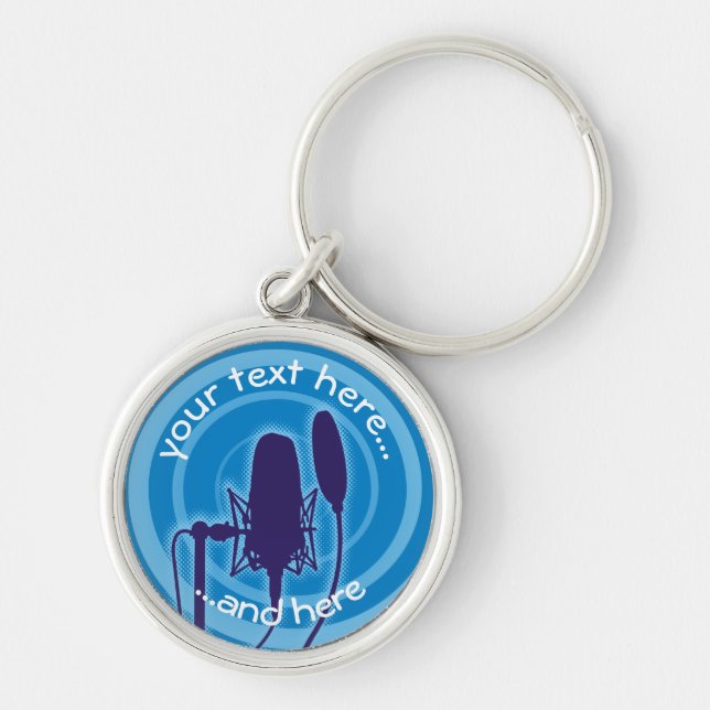 Studio Mikrofon Schlüsselanhänger (Vorne)