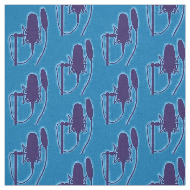 Studio Mikrofonmuster Stoff (Muster)