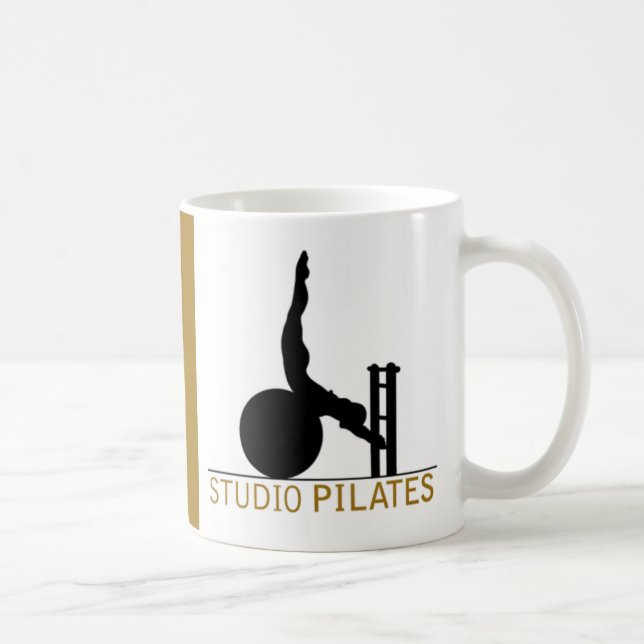 Studio Pilates - Tasse, Schale Kaffeetasse (Rechts)