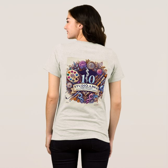 StudioAMWA T - Shirt zum zehnten Jahrestag (Rückseite voll)