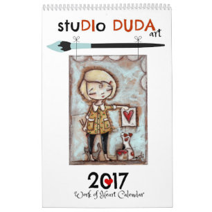 StudioDudaArt 2017 Arbeit des Herz-Kalenders Kalender