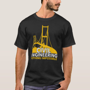 Studium der Konstruktion Ziviler Ingenieure T-Shirt