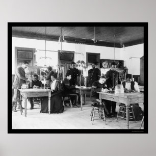 Studium der Physik Hampton Institute VA 1899 Poster