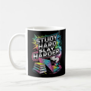 Studium Harder Chrome Neon Motivierend Kaffeetasse