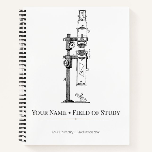 Studium & Lehre – personalisiertes Design Notizbuch (Vorderseite)