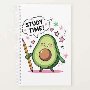 Studium Time Niedlich Avocado Kawaii Student Funny Planer