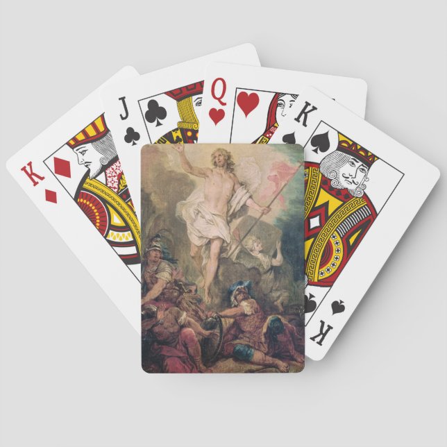 Study for the Resurrection for a painting Spielkarten (Rückseite)